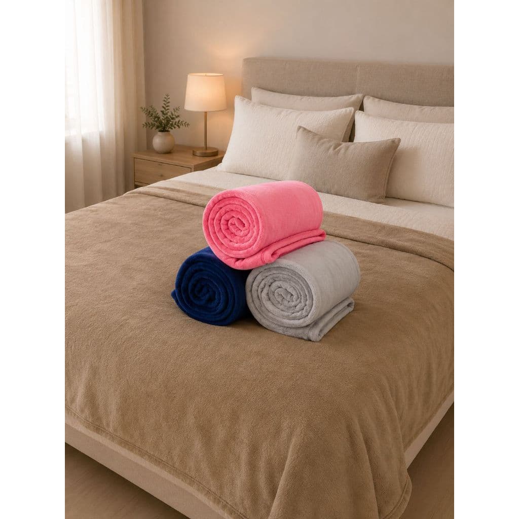 Cobertor Manta Casal e Pet Microfibra Soft 2x1,80/90x90cm Dupla Face Toque Aveludado Antialérgica Varias Cores