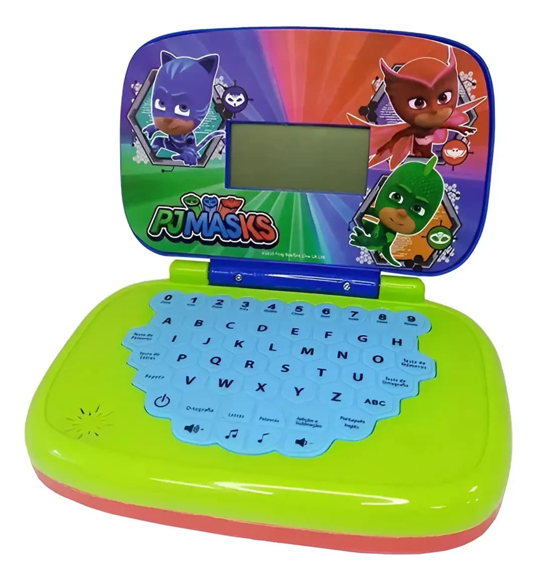 Laptop Infantil Didático Educativo Bilíngue Candide Pjmasks